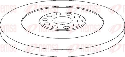 Remsa NCA1032.10 - Спирачен диск vvparts.bg