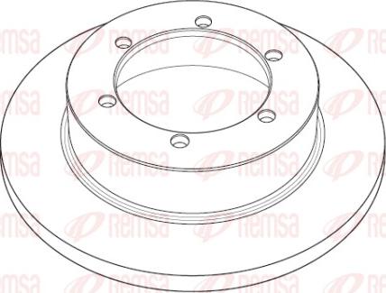 Remsa NCA1191.10 - Спирачен диск vvparts.bg