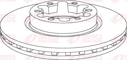 Remsa NCA1145.20 - Спирачен диск vvparts.bg