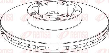 Remsa NCA1148.20 - Спирачен диск vvparts.bg