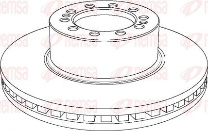 Woking 1854375.5 - Спирачен диск vvparts.bg