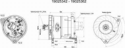 Remy 19025337 - Генератор vvparts.bg