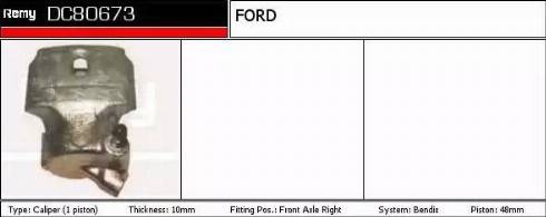 Remy DC80673 - Спирачен апарат vvparts.bg