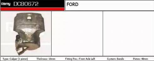 Remy DC80672 - Спирачен апарат vvparts.bg