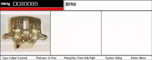 Remy DC80089 - Спирачен апарат vvparts.bg