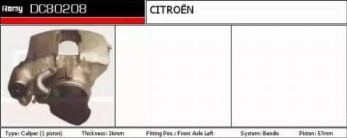 Remy DC80208 - Спирачен апарат vvparts.bg