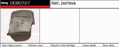 Remy DC80727 - Спирачен апарат vvparts.bg