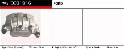 Remy DC81916 - Спирачен апарат vvparts.bg