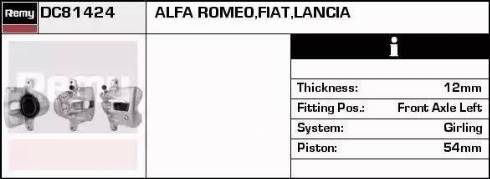 Remy DC81424 - Спирачен апарат vvparts.bg