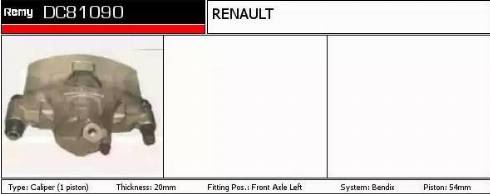 Remy DC81090 - Спирачен апарат vvparts.bg