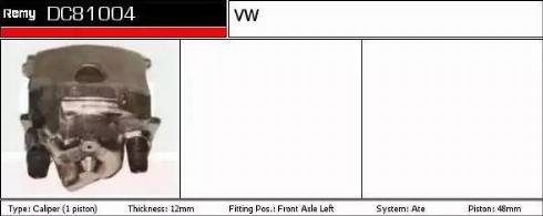 Remy DC81004 - Спирачен апарат vvparts.bg