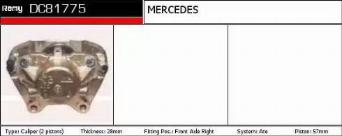 Remy DC81775 - Спирачен апарат vvparts.bg