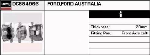 Remy DC884966 - Спирачен апарат vvparts.bg