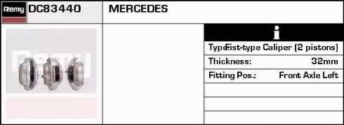 Remy DC83440 - Спирачен апарат vvparts.bg