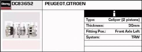 Remy DC83652 - Спирачен апарат vvparts.bg