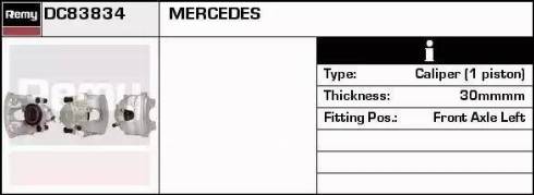 Remy DC83834 - Спирачен апарат vvparts.bg