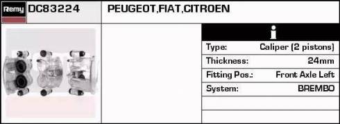 Remy DC83224 - Спирачен апарат vvparts.bg