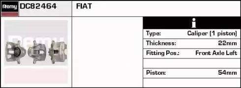 Remy DC82464 - Спирачен апарат vvparts.bg