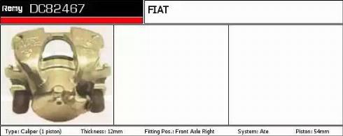 Remy DC82467 - Спирачен апарат vvparts.bg