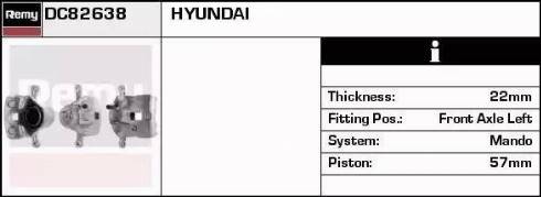 Remy DC82638 - Спирачен апарат vvparts.bg
