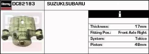 Remy DC82183 - Спирачен апарат vvparts.bg