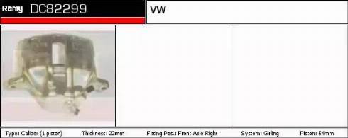 Remy DC82299 - Спирачен апарат vvparts.bg