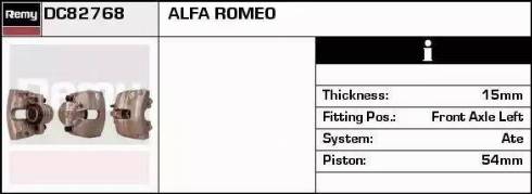 Remy DC82768 - Спирачен апарат vvparts.bg