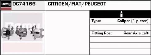 Remy DC74166 - Спирачен апарат vvparts.bg