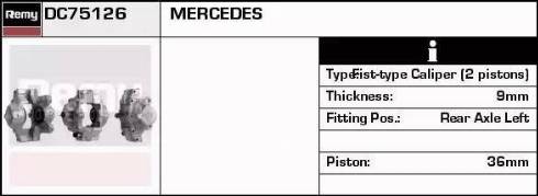 Remy DC75126 - Спирачен апарат vvparts.bg