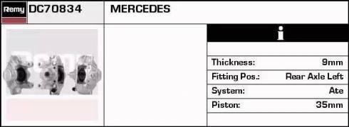 Remy DC70834 - Спирачен апарат vvparts.bg