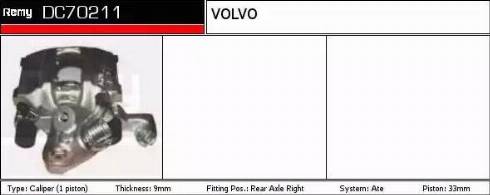 Remy DC70211 - Спирачен апарат vvparts.bg