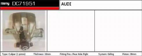 Remy DC71951 - Спирачен апарат vvparts.bg