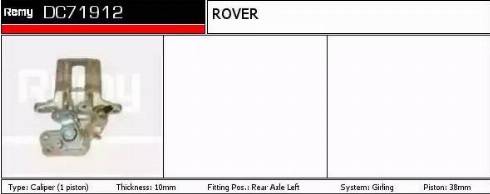 Remy DC71912 - Спирачен апарат vvparts.bg