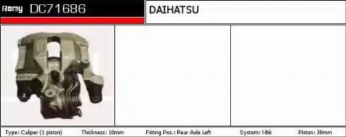 Remy DC71686 - Спирачен апарат vvparts.bg