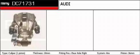 Remy DC71731 - Спирачен апарат vvparts.bg