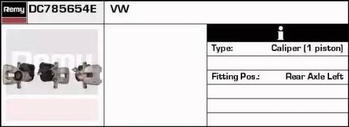 Remy DC785654E - Спирачен апарат vvparts.bg