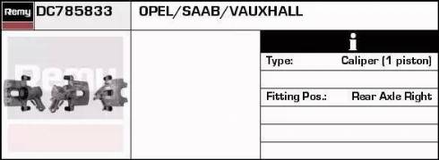 Remy DC785833 - Спирачен апарат vvparts.bg
