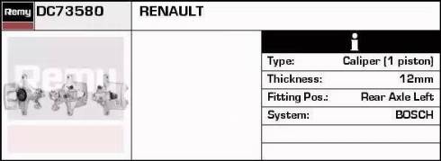 Remy DC73580 - Спирачен апарат vvparts.bg