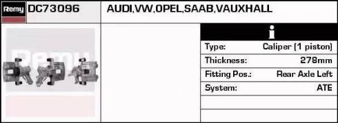 Remy DC73096 - Спирачен апарат vvparts.bg