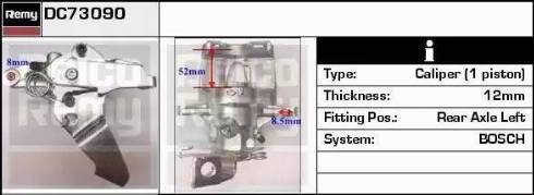 Remy DC73090 - Спирачен апарат vvparts.bg