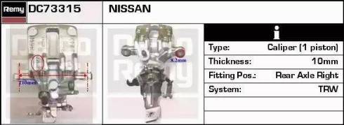 Remy DC73315 - Спирачен апарат vvparts.bg