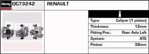 Remy DC73242 - Спирачен апарат vvparts.bg