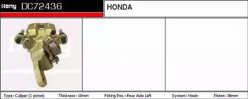 Remy DC72436 - Спирачен апарат vvparts.bg