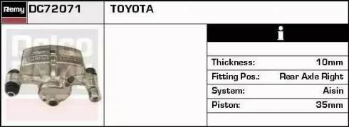 Remy DC72071 - Спирачен апарат vvparts.bg