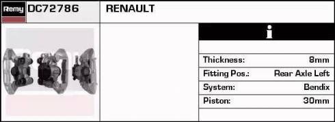 Remy DC72786 - Спирачен апарат vvparts.bg