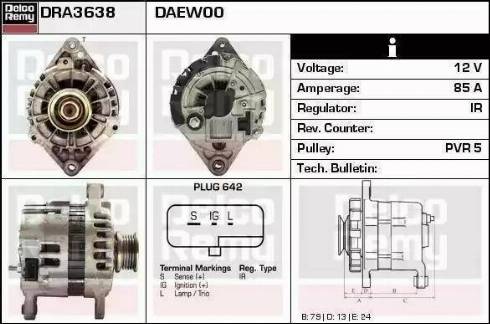 Parts-Mall PXPAC-002 - Генератор vvparts.bg