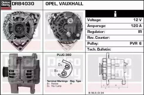 Remy DRB4030 - Генератор vvparts.bg