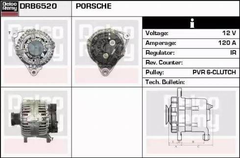 Remy DRB6520 - Генератор vvparts.bg