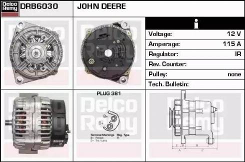 Remy DRB6030 - Генератор vvparts.bg