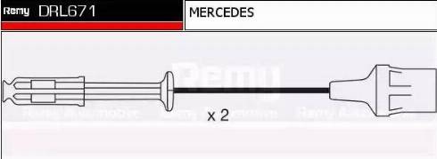 Remy DRL671 - Комплект запалителеи кабели vvparts.bg